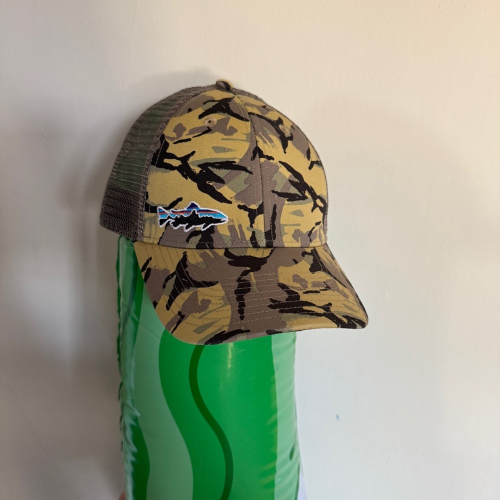 Patagonia Fitz Roy Trout Camouflage Trucker Hat - NWOT